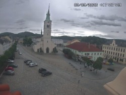 Náměstí, koste sv. Markéty
