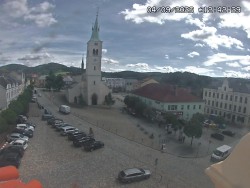 Náměstí, koste sv. Markéty