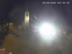 Náměstí, koste sv. Markéty