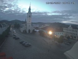 Náměstí, koste sv. Markéty