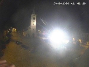 Kašperské Hory Town - Square, Church of St. Margaret - 15.9.2026 v 21:45 Kašperské Hory Town - Square, Church of St. Margaret - 15.9.2026 v 21:45