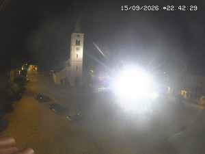 Kašperské Hory Town - Square, Church of St. Margaret - 15.9.2026 v 22:45 Kašperské Hory Town - Square, Church of St. Margaret - 15.9.2026 v 22:45