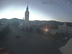 Náměstí, koste sv. Markéty