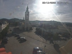 Náměstí, koste sv. Markéty