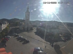 Náměstí, koste sv. Markéty