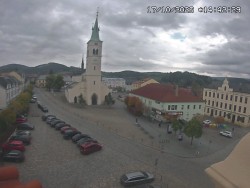 Náměstí, koste sv. Markéty