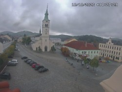 Náměstí, koste sv. Markéty