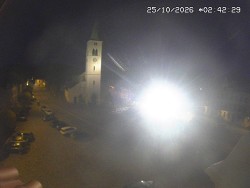 Náměstí, koste sv. Markéty