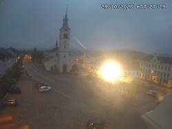 Náměstí, koste sv. Markéty