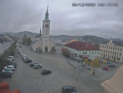 Náměstí, koste sv. Markéty