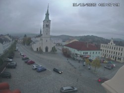 Náměstí, koste sv. Markéty