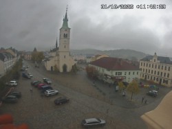 Náměstí, koste sv. Markéty