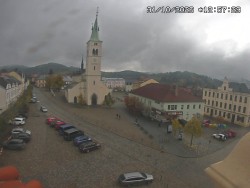 Náměstí, koste sv. Markéty