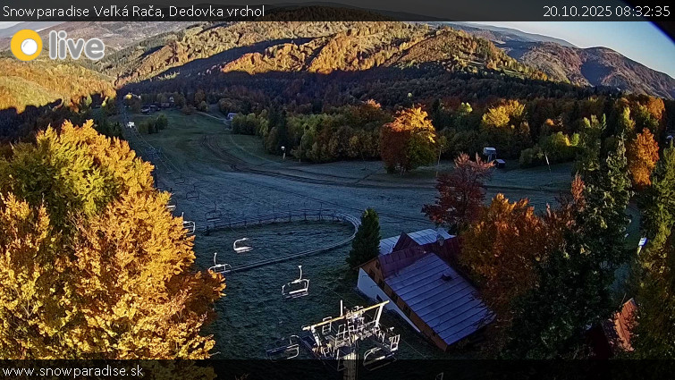 Snowparadise Veľká Rača - Dedovka vrchol - 20.10.2025 v 08:32 Snowparadise Veľká Rača - Dedovka vrchol - 20.10.2025 v 08:32