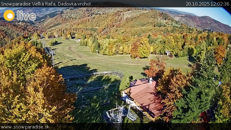 Snowparadise Veľká Rača - Dedovka vrchol - 20.10.2025 v 12:02 Snowparadise Veľká Rača - Dedovka vrchol - 20.10.2025 v 12:02