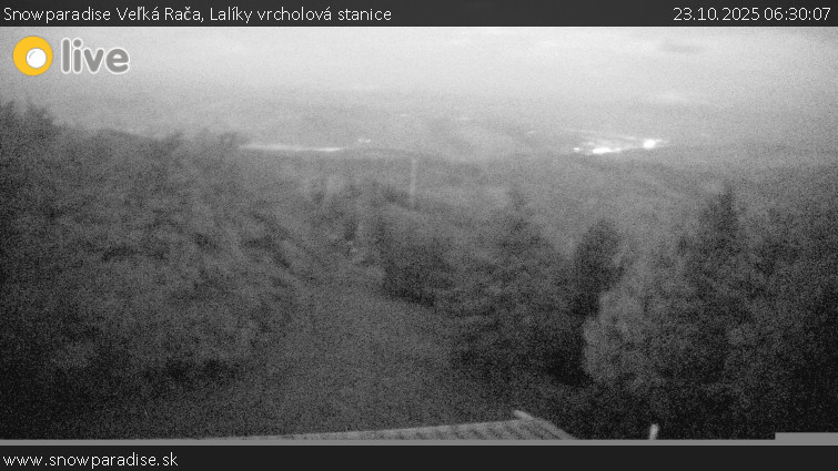 Snowparadise Veľká Rača - Lalíky vrcholová stanice - 23.10.2025 v 06:30 Snowparadise Veľká Rača - Lalíky vrcholová stanice - 23.10.2025 v 06:30