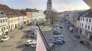 Město Velké Meziříčí - Náměstí, Městská věž - 19.11.2025 v 12:31 Město Velké Meziříčí - Náměstí, Městská věž - 19.11.2025 v 12:31