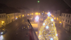 Město Velké Meziříčí - Náměstí, Městská věž - 19.12.2025 v 01:01 Město Velké Meziříčí - Náměstí, Městská věž - 19.12.2025 v 01:01