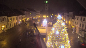 Město Velké Meziříčí - Náměstí, Městská věž - 19.12.2025 v 01:31 Město Velké Meziříčí - Náměstí, Městská věž - 19.12.2025 v 01:31