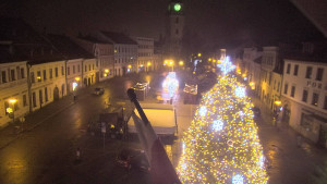 Město Velké Meziříčí - Náměstí, Městská věž - 19.12.2025 v 05:01 Město Velké Meziříčí - Náměstí, Městská věž - 19.12.2025 v 05:01