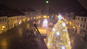 Město Velké Meziříčí - Náměstí, Městská věž - 19.12.2025 v 06:01 Město Velké Meziříčí - Náměstí, Městská věž - 19.12.2025 v 06:01