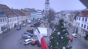 Město Velké Meziříčí - Náměstí, Městská věž - 19.12.2025 v 08:31 Město Velké Meziříčí - Náměstí, Městská věž - 19.12.2025 v 08:31