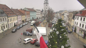 Město Velké Meziříčí - Náměstí, Městská věž - 19.12.2025 v 10:01 Město Velké Meziříčí - Náměstí, Městská věž - 19.12.2025 v 10:01