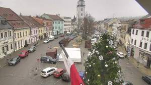 Město Velké Meziříčí - Náměstí, Městská věž - 19.12.2025 v 10:46 Město Velké Meziříčí - Náměstí, Městská věž - 19.12.2025 v 10:46