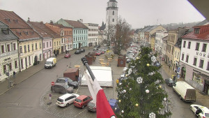 Město Velké Meziříčí - Náměstí, Městská věž - 19.12.2025 v 12:01 Město Velké Meziříčí - Náměstí, Městská věž - 19.12.2025 v 12:01