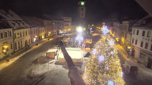 Město Velké Meziříčí - Náměstí, Městská věž - 1.1.2026 v 18:01 Město Velké Meziříčí - Náměstí, Městská věž - 1.1.2026 v 18:01