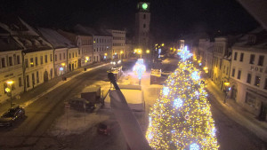 Město Velké Meziříčí - Náměstí, Městská věž - 4.1.2026 v 01:16 Město Velké Meziříčí - Náměstí, Městská věž - 4.1.2026 v 01:16