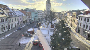 Město Velké Meziříčí - Náměstí, Městská věž - 4.1.2026 v 09:01 Město Velké Meziříčí - Náměstí, Městská věž - 4.1.2026 v 09:01