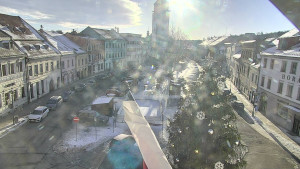 Město Velké Meziříčí - Náměstí, Městská věž - 4.1.2026 v 09:31 Město Velké Meziříčí - Náměstí, Městská věž - 4.1.2026 v 09:31