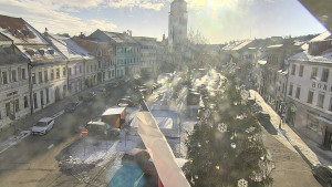 Město Velké Meziříčí - Náměstí, Městská věž - 4.1.2026 v 09:46 Město Velké Meziříčí - Náměstí, Městská věž - 4.1.2026 v 09:46