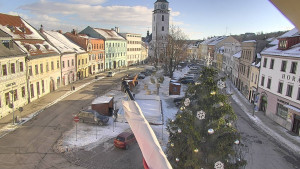 Město Velké Meziříčí - Náměstí, Městská věž - 4.1.2026 v 13:31 Město Velké Meziříčí - Náměstí, Městská věž - 4.1.2026 v 13:31