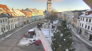 Město Velké Meziříčí - Náměstí, Městská věž - 4.1.2026 v 15:16 Město Velké Meziříčí - Náměstí, Městská věž - 4.1.2026 v 15:16