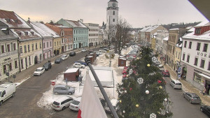 Město Velké Meziříčí - Náměstí, Městská věž - 7.1.2026 v 09:31 Město Velké Meziříčí - Náměstí, Městská věž - 7.1.2026 v 09:31