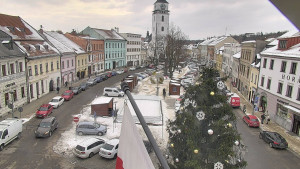 Město Velké Meziříčí - Náměstí, Městská věž - 7.1.2026 v 10:46 Město Velké Meziříčí - Náměstí, Městská věž - 7.1.2026 v 10:46