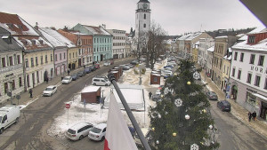 Město Velké Meziříčí - Náměstí, Městská věž - 7.1.2026 v 11:31 Město Velké Meziříčí - Náměstí, Městská věž - 7.1.2026 v 11:31
