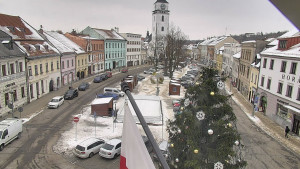 Město Velké Meziříčí - Náměstí, Městská věž - 7.1.2026 v 12:46 Město Velké Meziříčí - Náměstí, Městská věž - 7.1.2026 v 12:46