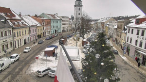 Město Velké Meziříčí - Náměstí, Městská věž - 7.1.2026 v 13:16 Město Velké Meziříčí - Náměstí, Městská věž - 7.1.2026 v 13:16