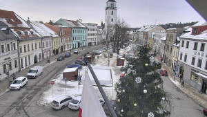 Město Velké Meziříčí - Náměstí, Městská věž - 7.1.2026 v 14:46 Město Velké Meziříčí - Náměstí, Městská věž - 7.1.2026 v 14:46