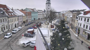 Město Velké Meziříčí - Náměstí, Městská věž - 7.1.2026 v 15:16 Město Velké Meziříčí - Náměstí, Městská věž - 7.1.2026 v 15:16