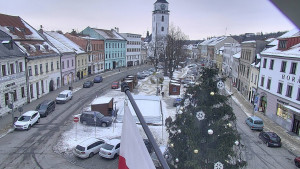 Město Velké Meziříčí - Náměstí, Městská věž - 7.1.2026 v 15:31 Město Velké Meziříčí - Náměstí, Městská věž - 7.1.2026 v 15:31