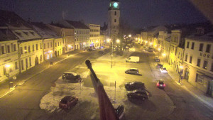 Město Velké Meziříčí - Náměstí, Městská věž - 1.2.2026 v 00:31 Město Velké Meziříčí - Náměstí, Městská věž - 1.2.2026 v 00:31