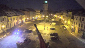 Město Velké Meziříčí - Náměstí, Městská věž - 1.2.2026 v 01:16 Město Velké Meziříčí - Náměstí, Městská věž - 1.2.2026 v 01:16