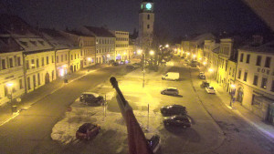 Město Velké Meziříčí - Náměstí, Městská věž - 1.2.2026 v 04:16 Město Velké Meziříčí - Náměstí, Městská věž - 1.2.2026 v 04:16