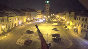 Město Velké Meziříčí - Náměstí, Městská věž - 1.2.2026 v 05:16 Město Velké Meziříčí - Náměstí, Městská věž - 1.2.2026 v 05:16