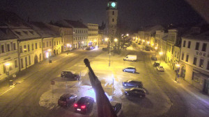 Město Velké Meziříčí - Náměstí, Městská věž - 1.2.2026 v 05:31 Město Velké Meziříčí - Náměstí, Městská věž - 1.2.2026 v 05:31