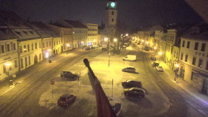 Město Velké Meziříčí - Náměstí, Městská věž - 1.2.2026 v 06:01 Město Velké Meziříčí - Náměstí, Městská věž - 1.2.2026 v 06:01